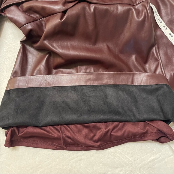 One33 Social Faux Leather Twist Dress - Picture 12 of 16